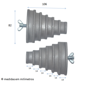 MODELOS DE ALUMÍNIO PARA BOBINADEIRA – Modelo 3