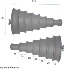 MODELOS DE ALUMÍNIO PARA BOBINADEIRA – Modelo 9