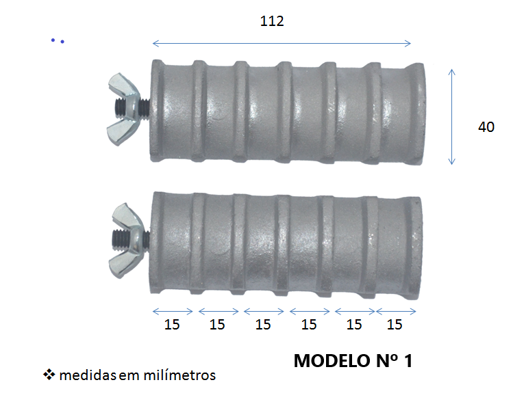 MODELO Nº 1 PARA REBOBINAMENTO DE MOTORES