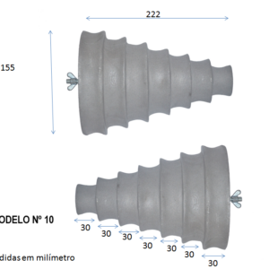 MODELO Nº 10 – DE ALUMÍNIO PARA BOBINADEIRA