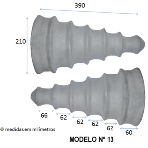 MODELO Nº 13 – DE ALUMÍNIO PARA BOBINADEIRA