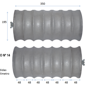 MODELO Nº 14 – DE ALUMÍNIO PARA BOBINADEIRA