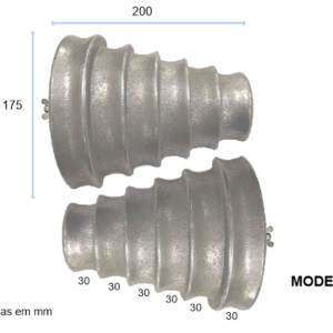 MODELO Nº 15 – DE ALUMÍNIO PARA BOBINADEIRA