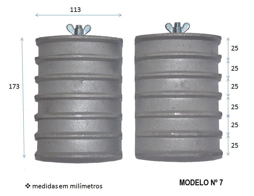 MODELO Nº 7 PARA REBOBINAMENTO DE MOTORES