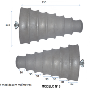 MODELO Nº 8 – DE ALUMÍNIO PARA BOBINADEIRA