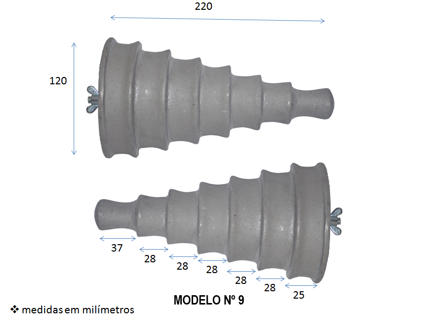 MODELO Nº 9 PARA REBOBINAMENTO