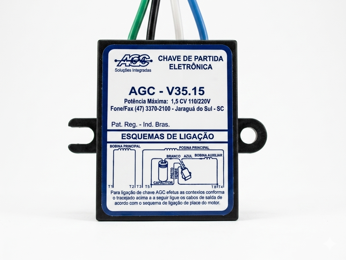 CHAVE DE PARTIDA ELETRONICA AGC V35.15