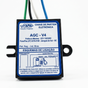 CHAVE DE PARTIDA ELETRÔNICA AGC V4 – PARA MOTOR 2CV